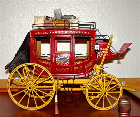 overland stagecoach models with horses